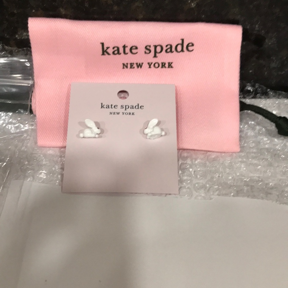 New Kate Spade Forest Party Enamel Bunny